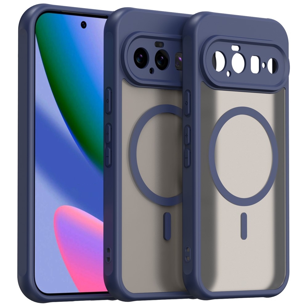 Case matný gelový obal s MagSafe na Google Pixel 11 - modrý