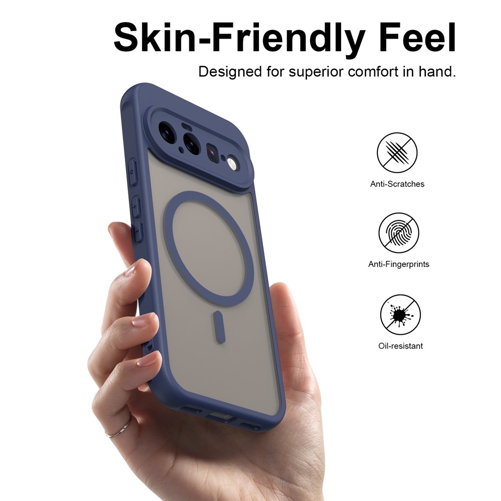 Case matný gelový obal s MagSafe na Google Pixel 11 - modrý