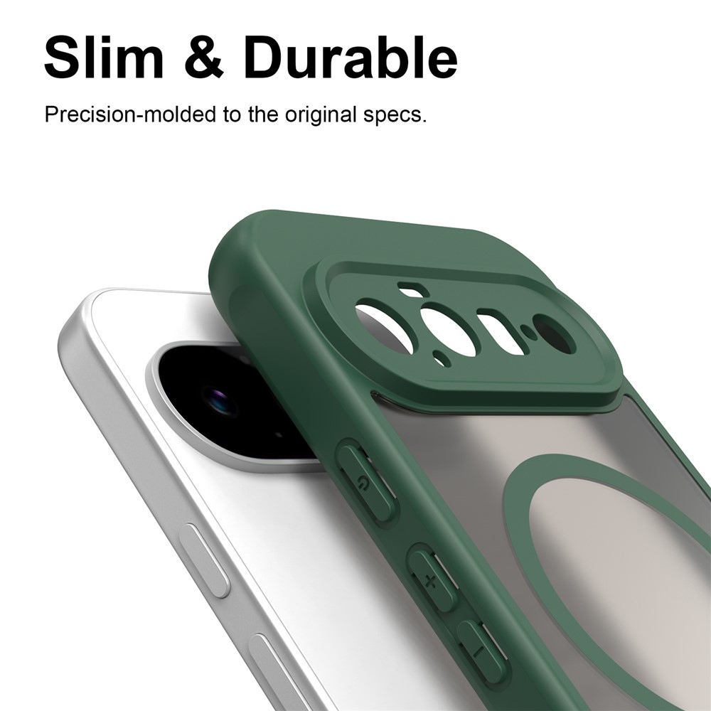 Case matný gelový obal s MagSafe na Google Pixel 11 - zelený