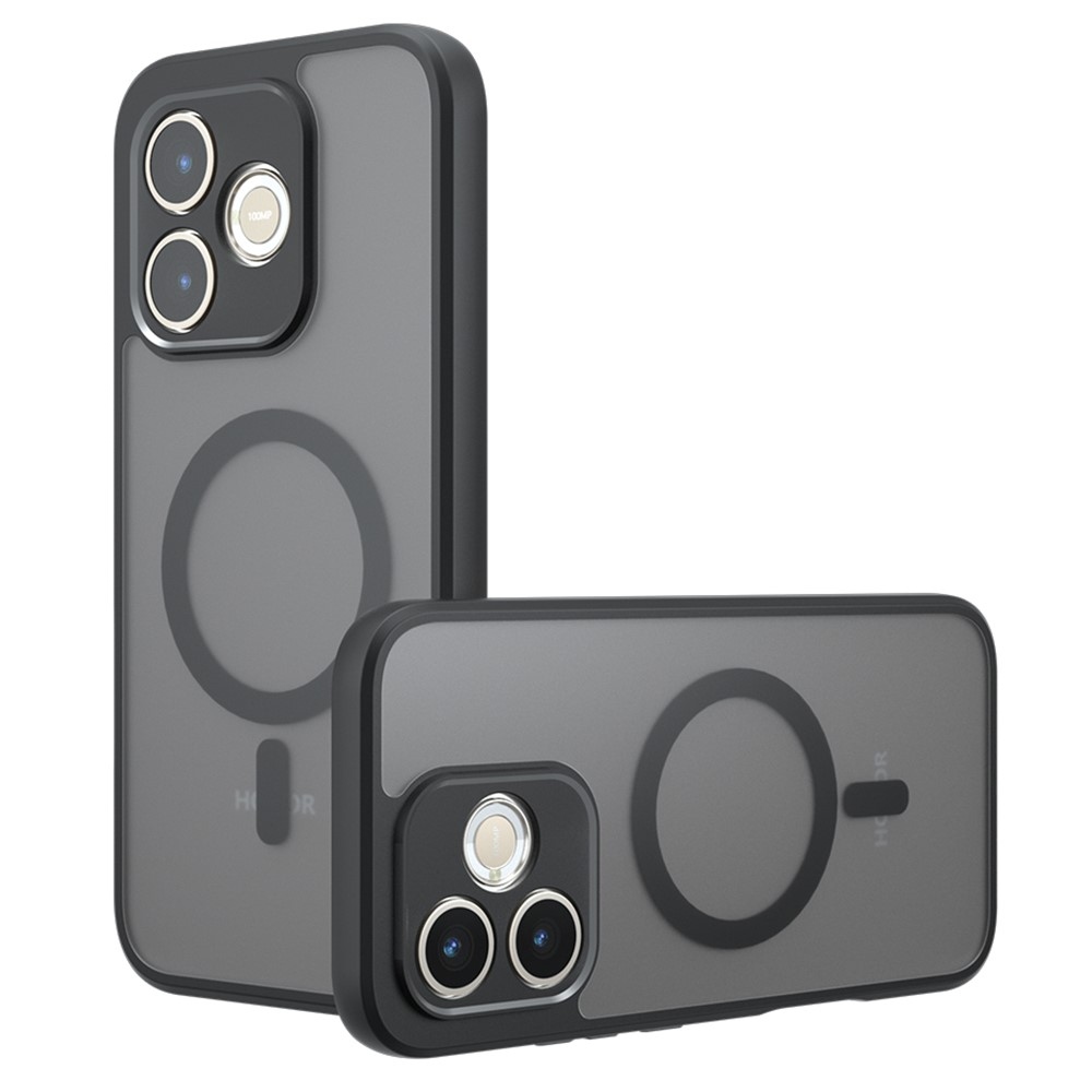 Case matný gelový obal s MagSafe na Honor 600 Lite 5G - černý