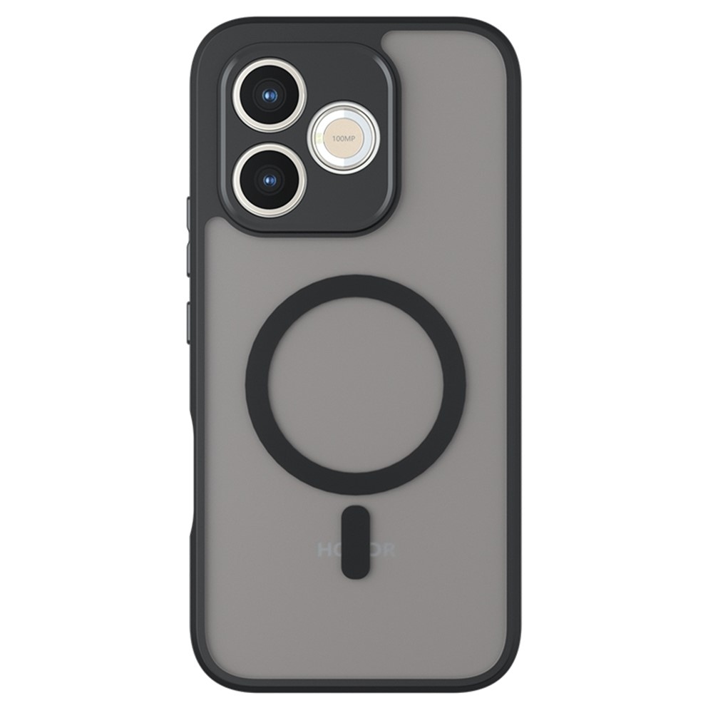 Case matný gelový obal s MagSafe na Honor 600 Lite 5G - černý