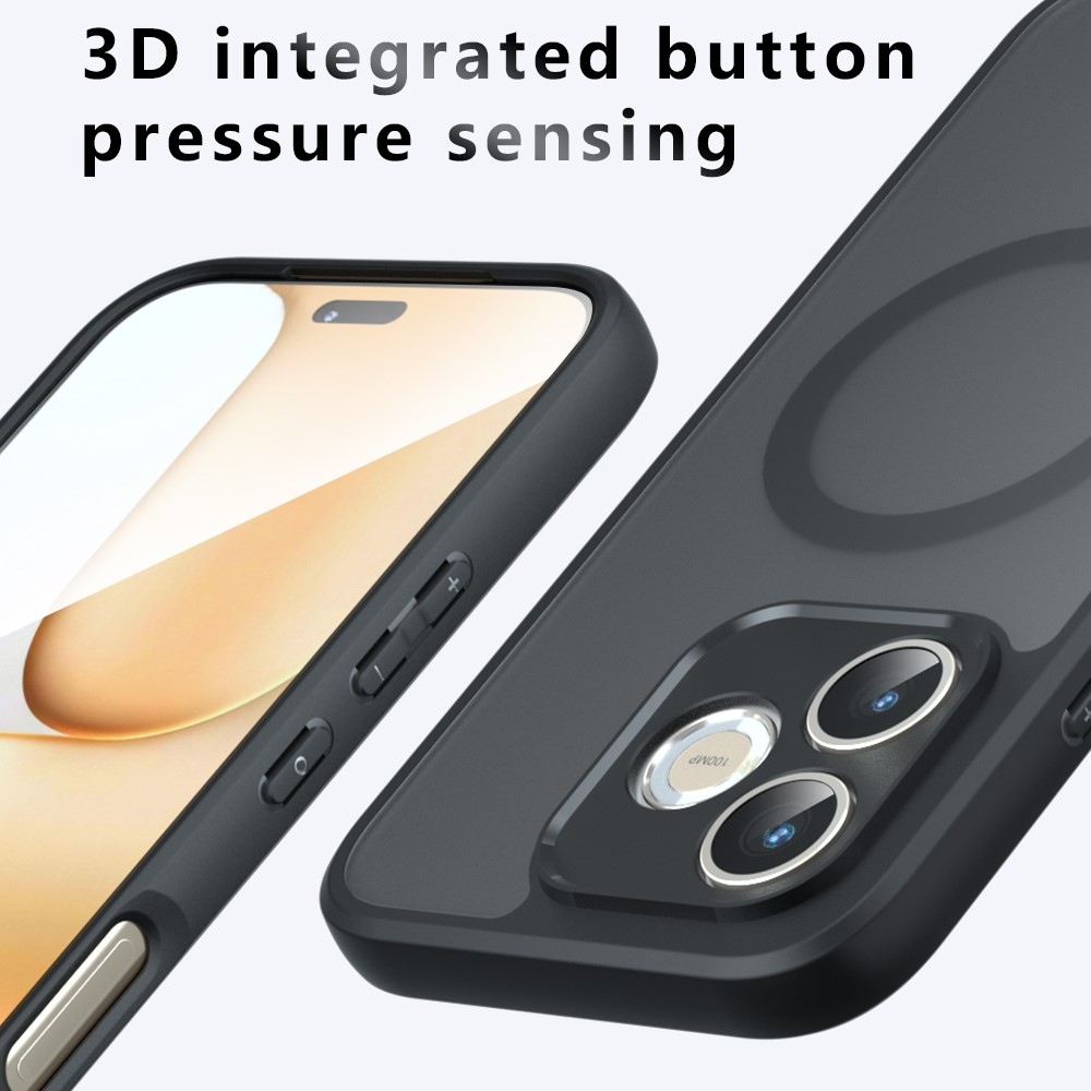Case matný gelový obal s MagSafe na Honor 600 Lite 5G - černý