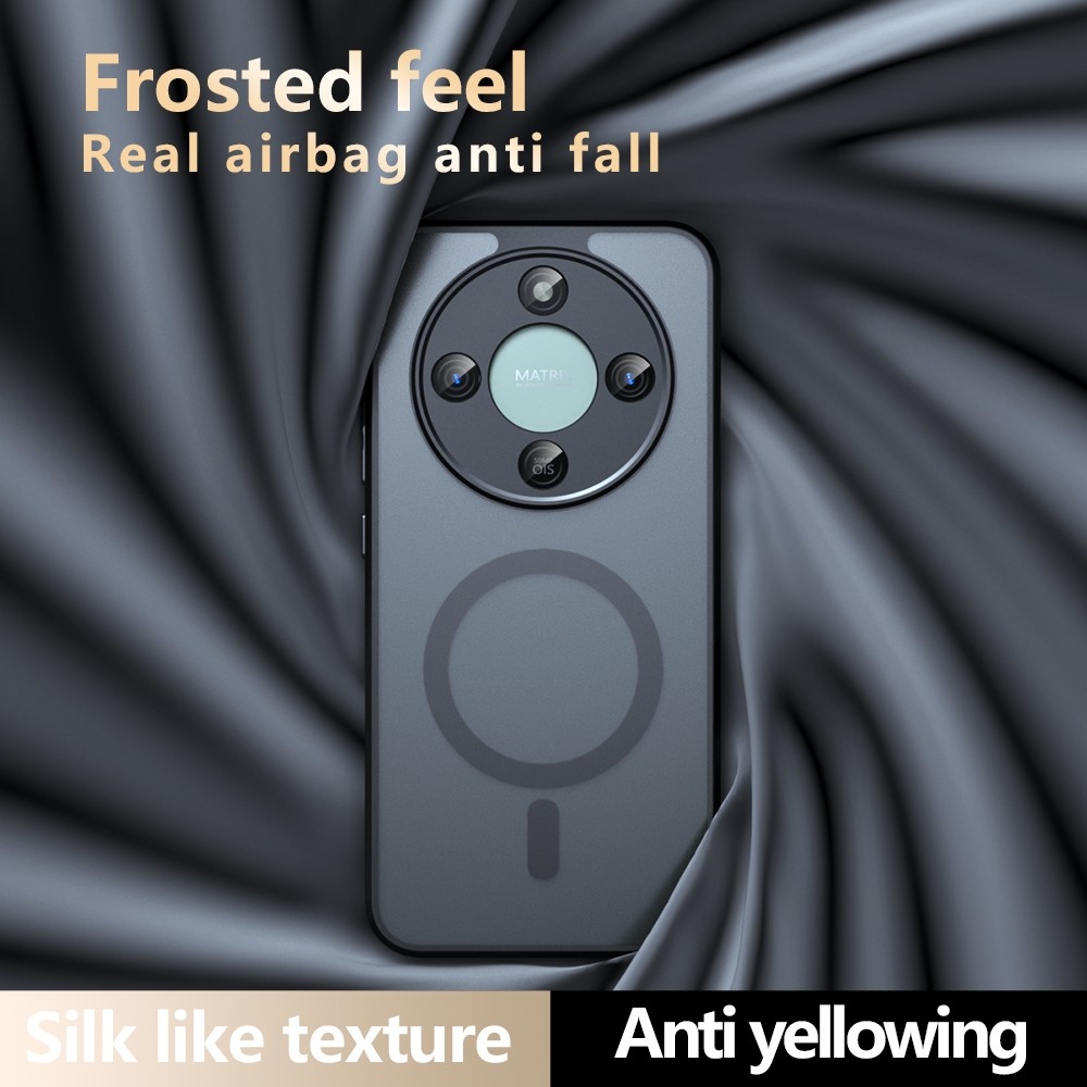 Case matný gelový obal s MagSafe na Honor Magic 8 Lite 5G - černý