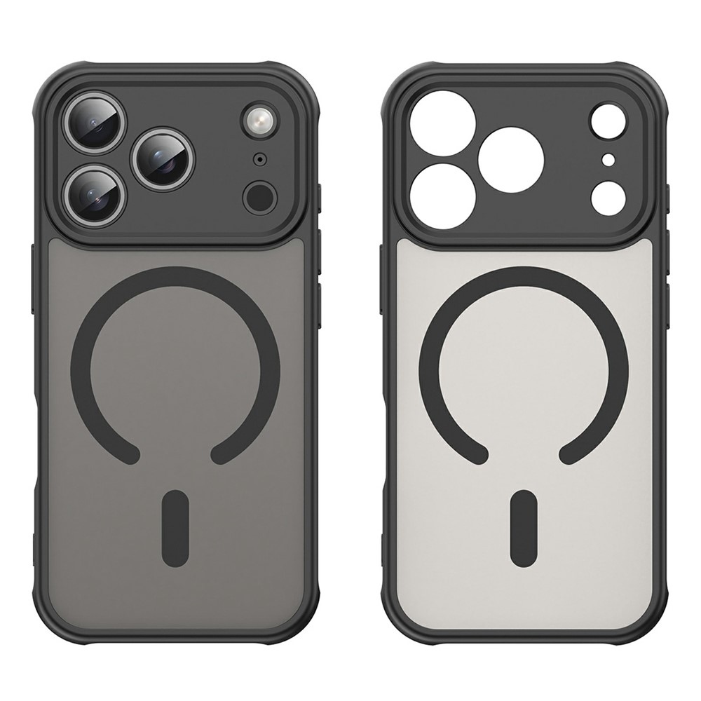 Case matný gelový obal s MagSafe na iPhone 18 Pro Max/17 Pro Max - černý