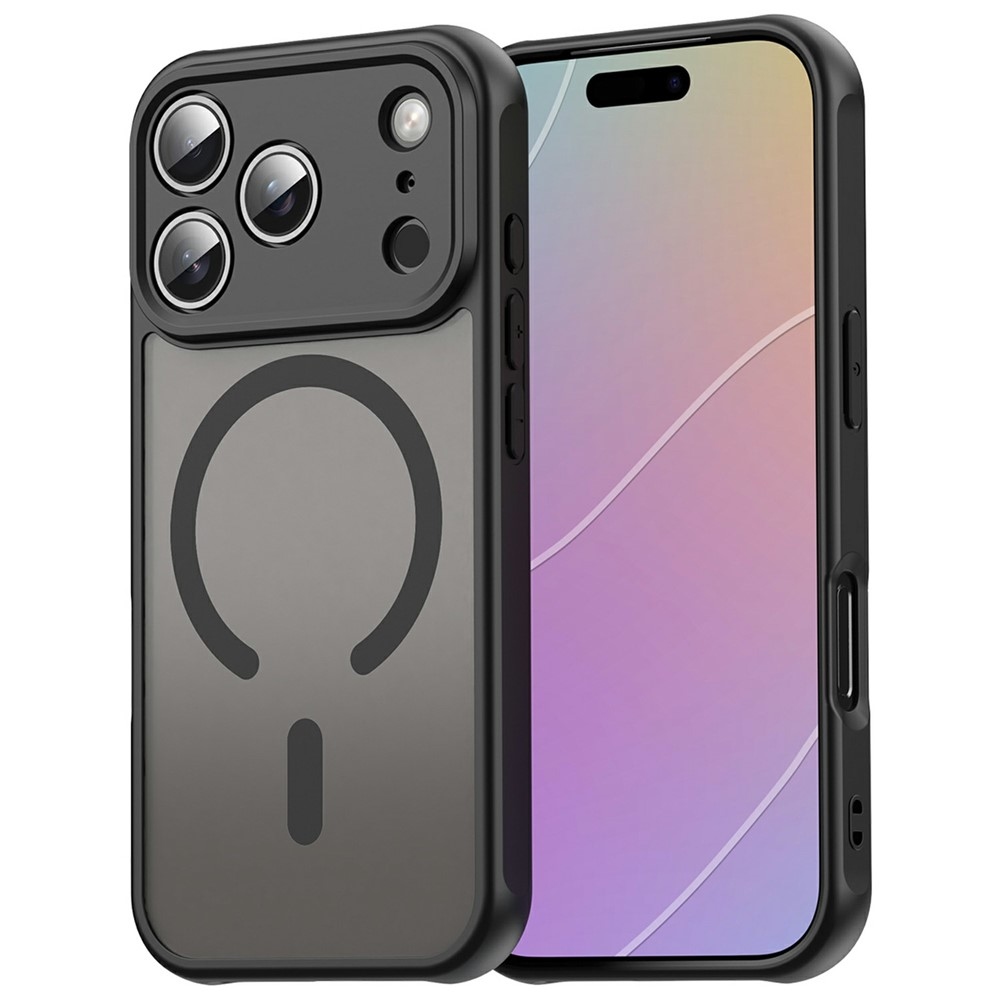 Case matný gelový obal s MagSafe na iPhone 18 Pro Max/17 Pro Max - černý