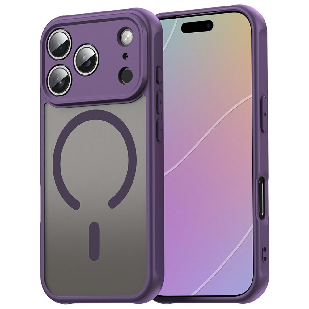 Case matný gelový obal s MagSafe na iPhone 18 Pro Max/17 Pro Max - fialový