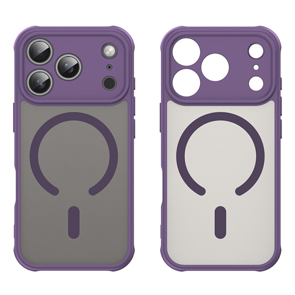 Case matný gelový obal s MagSafe na iPhone 18 Pro Max/17 Pro Max - fialový