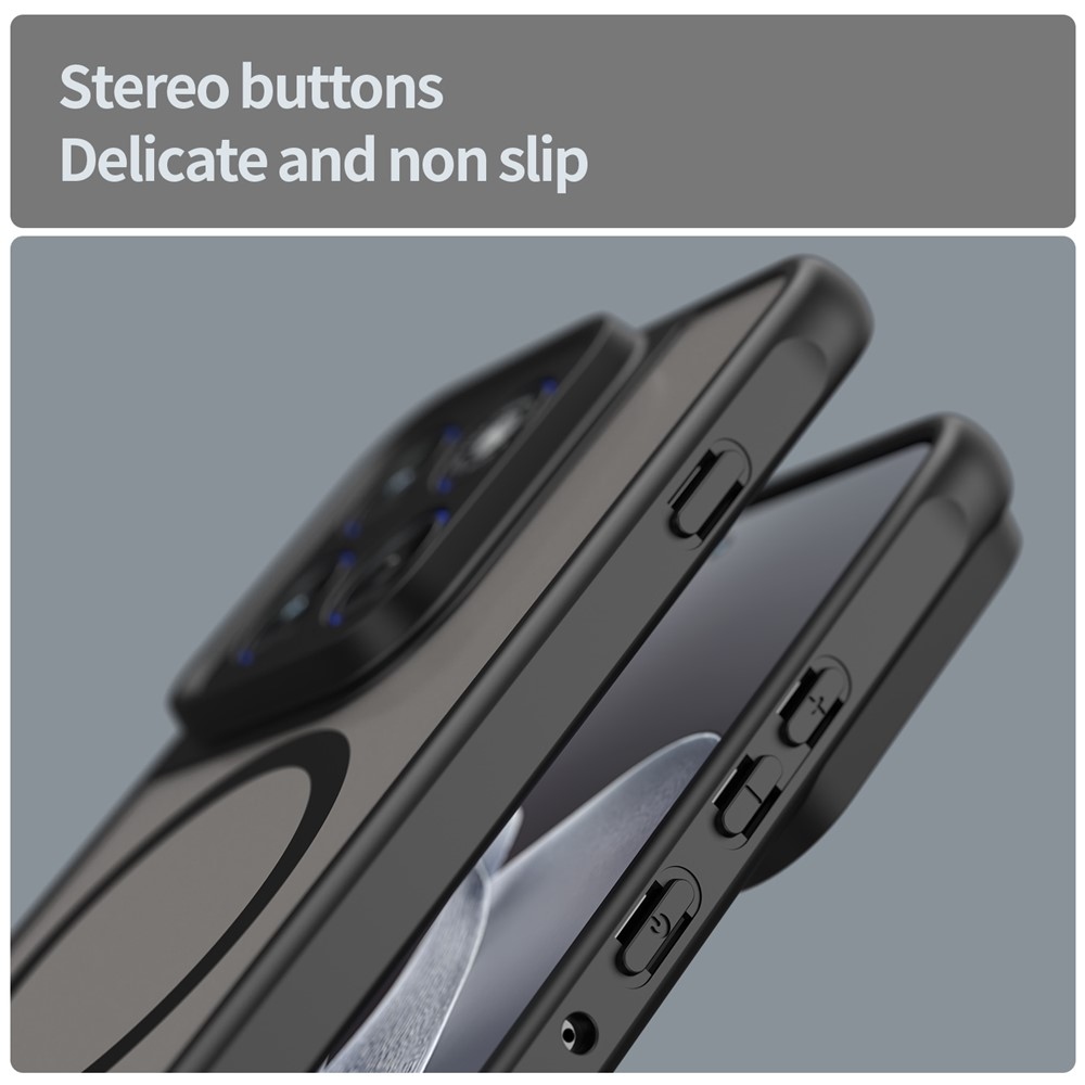 Case matný gelový obal s MagSafe na Motorola Edge 70 5G - černý