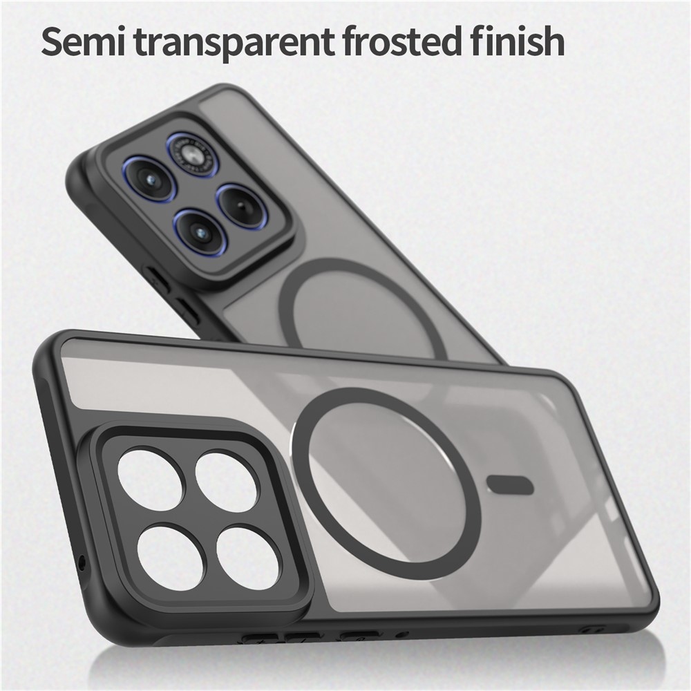 Case matný gelový obal s MagSafe na Motorola Edge 70 5G - černý