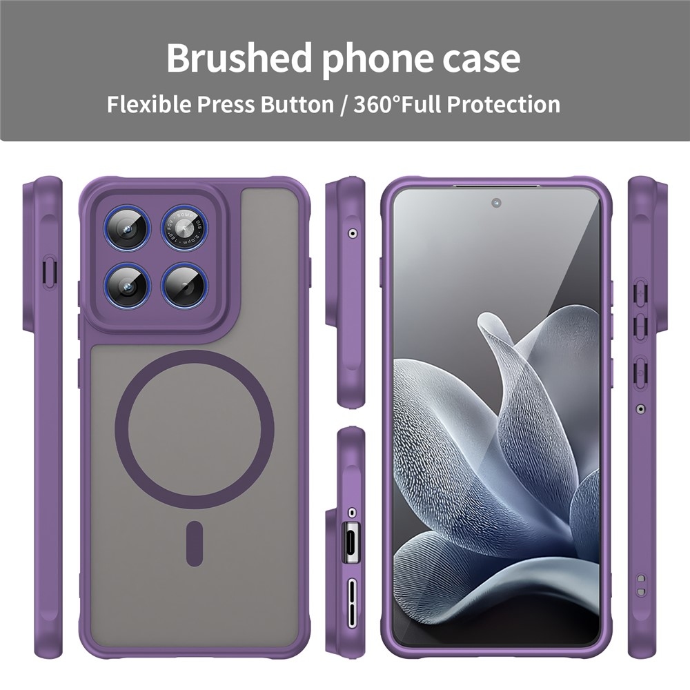 Case matný gelový obal s MagSafe na Motorola Edge 70 5G - fialový