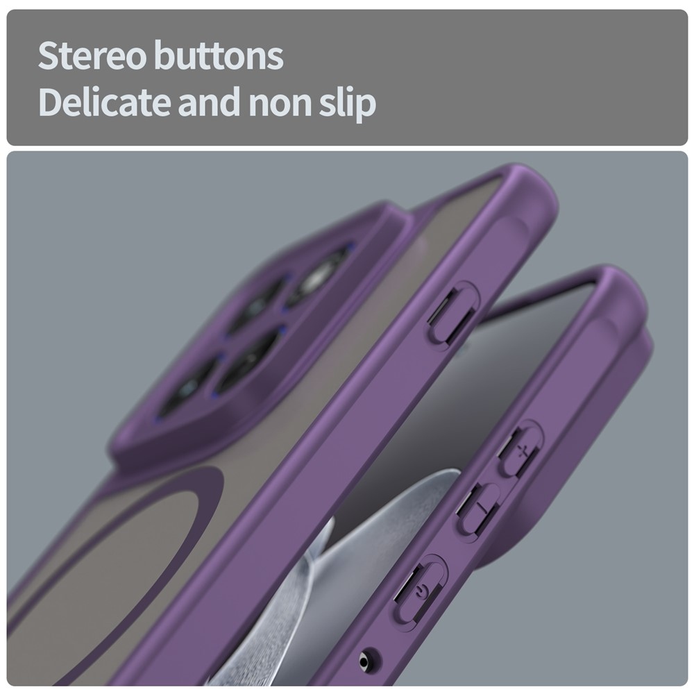 Case matný gelový obal s MagSafe na Motorola Edge 70 5G - fialový