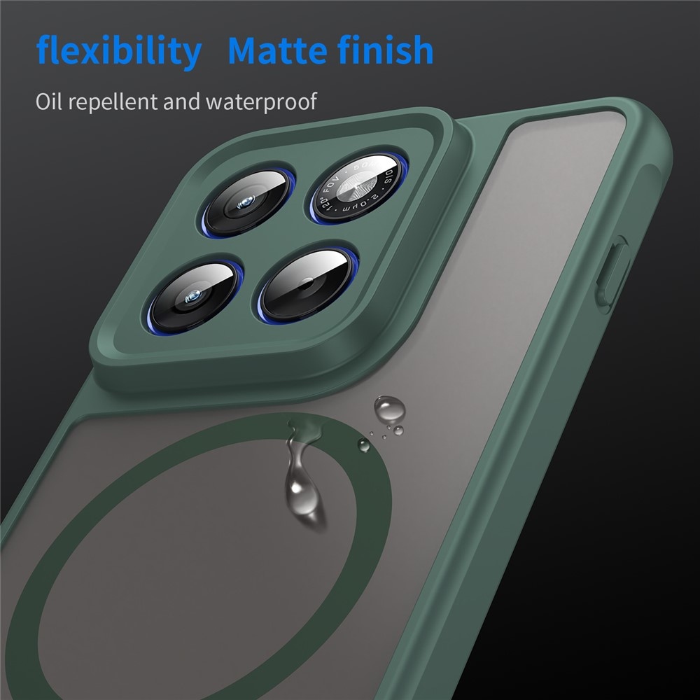 Case matný gelový obal s MagSafe na Motorola Edge 70 5G - zelený