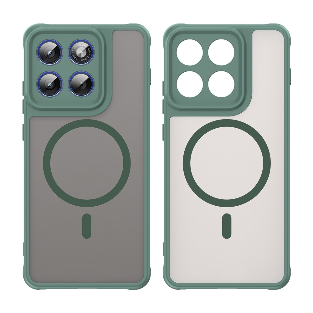 Case matný gelový obal s MagSafe na Motorola Edge 70 5G - zelený