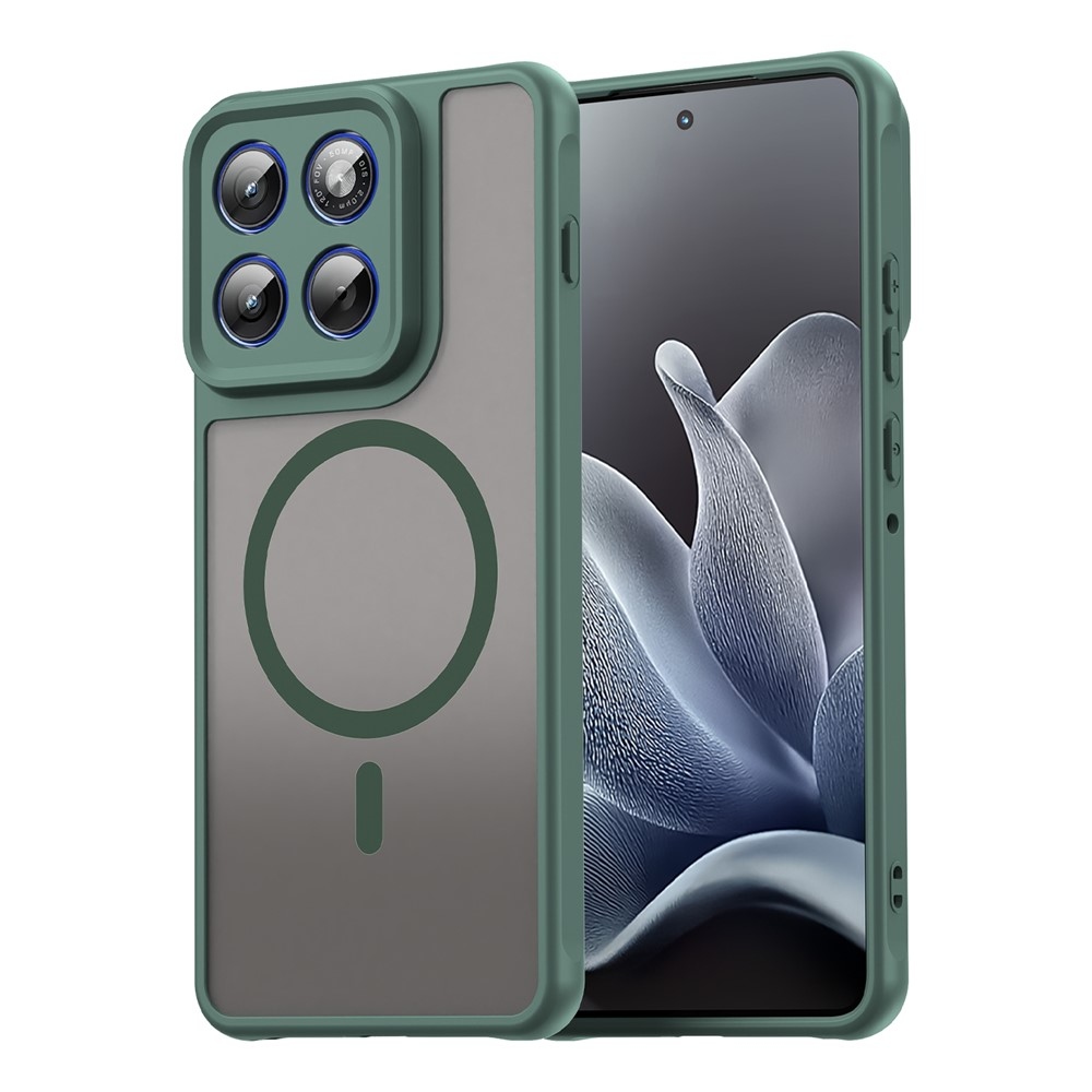 Case matný gelový obal s MagSafe na Motorola Edge 70 5G - zelený