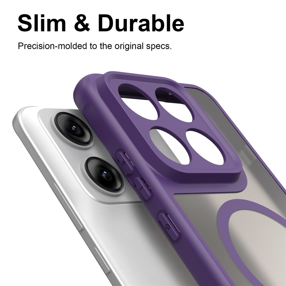 Case matný gelový obal s MagSafe na Motorola Edge 70 Pro 5G - fialový