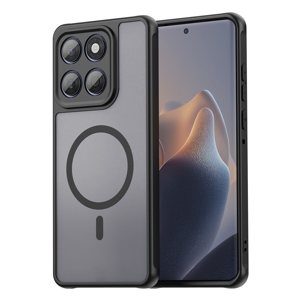Case matný gelový obal s MagSafe na Motorola Moto G57 Power 5G - černý