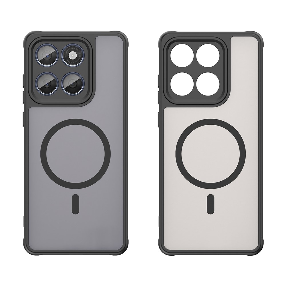 Case matný gelový obal s MagSafe na Motorola Moto G57 Power 5G - černý