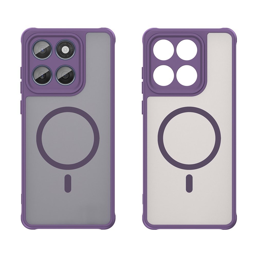 Case matný gelový obal s MagSafe na Motorola Moto G57 Power 5G - fialový