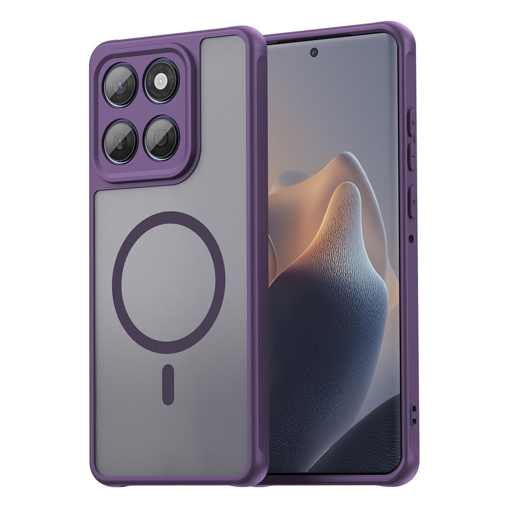 Case matný gelový obal s MagSafe na Motorola Moto G57 Power 5G - fialový