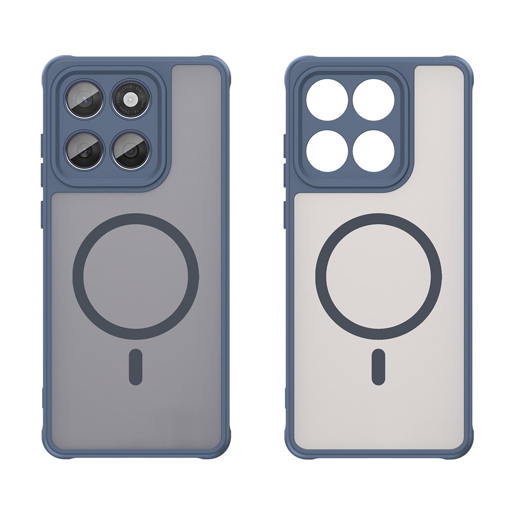 Case matný gelový obal s MagSafe na Motorola Moto G57 Power 5G - modrý