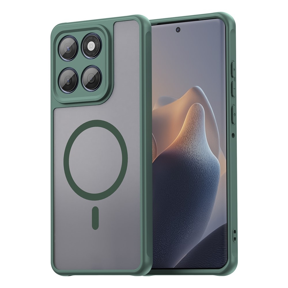 Case matný gelový obal s MagSafe na Motorola Moto G57 Power 5G - zelený