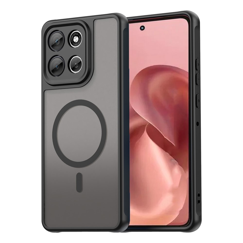 Case matný gelový obal s MagSafe na Motorola Moto G86 5G - černý