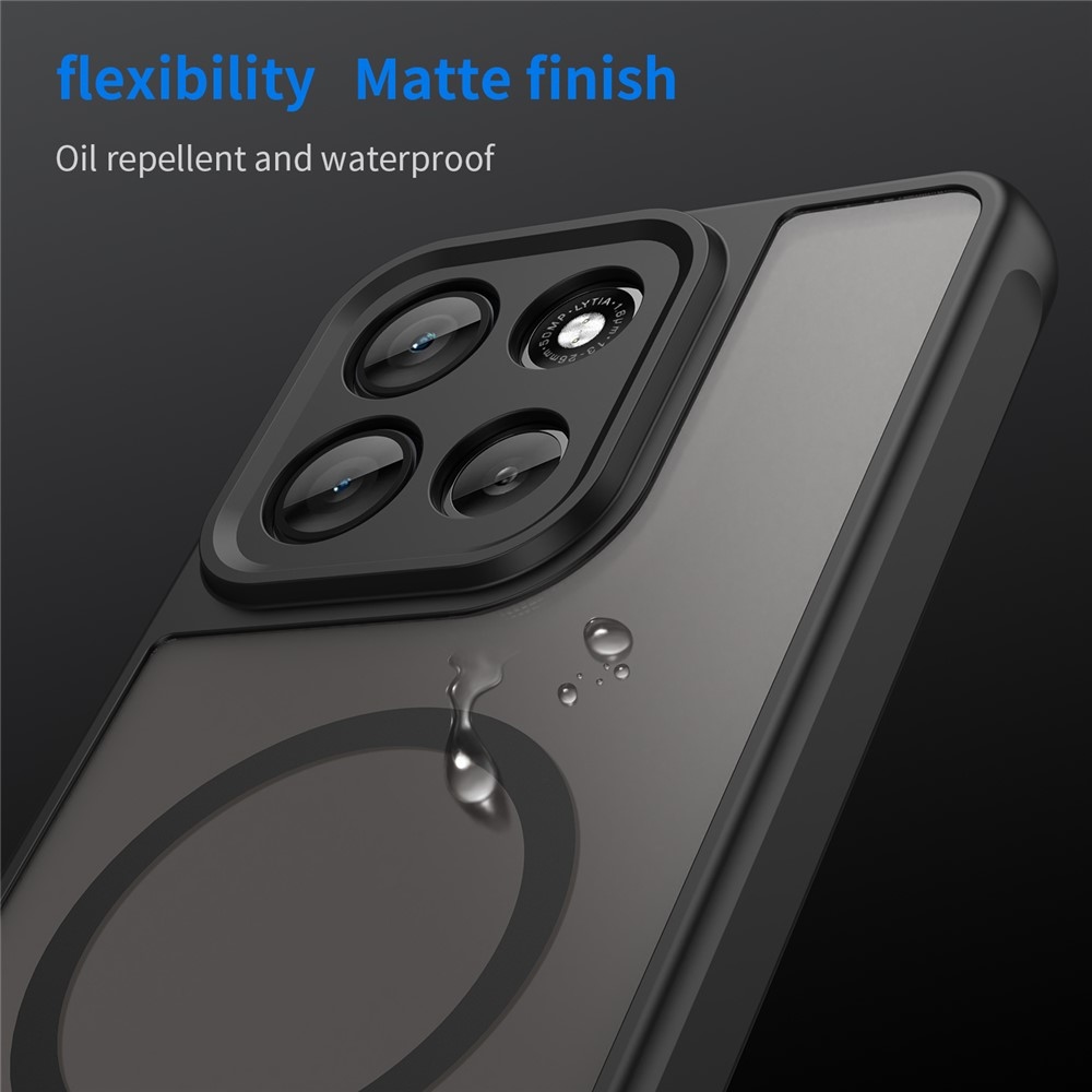 Case matný gelový obal s MagSafe na Motorola Moto G86 5G - černý