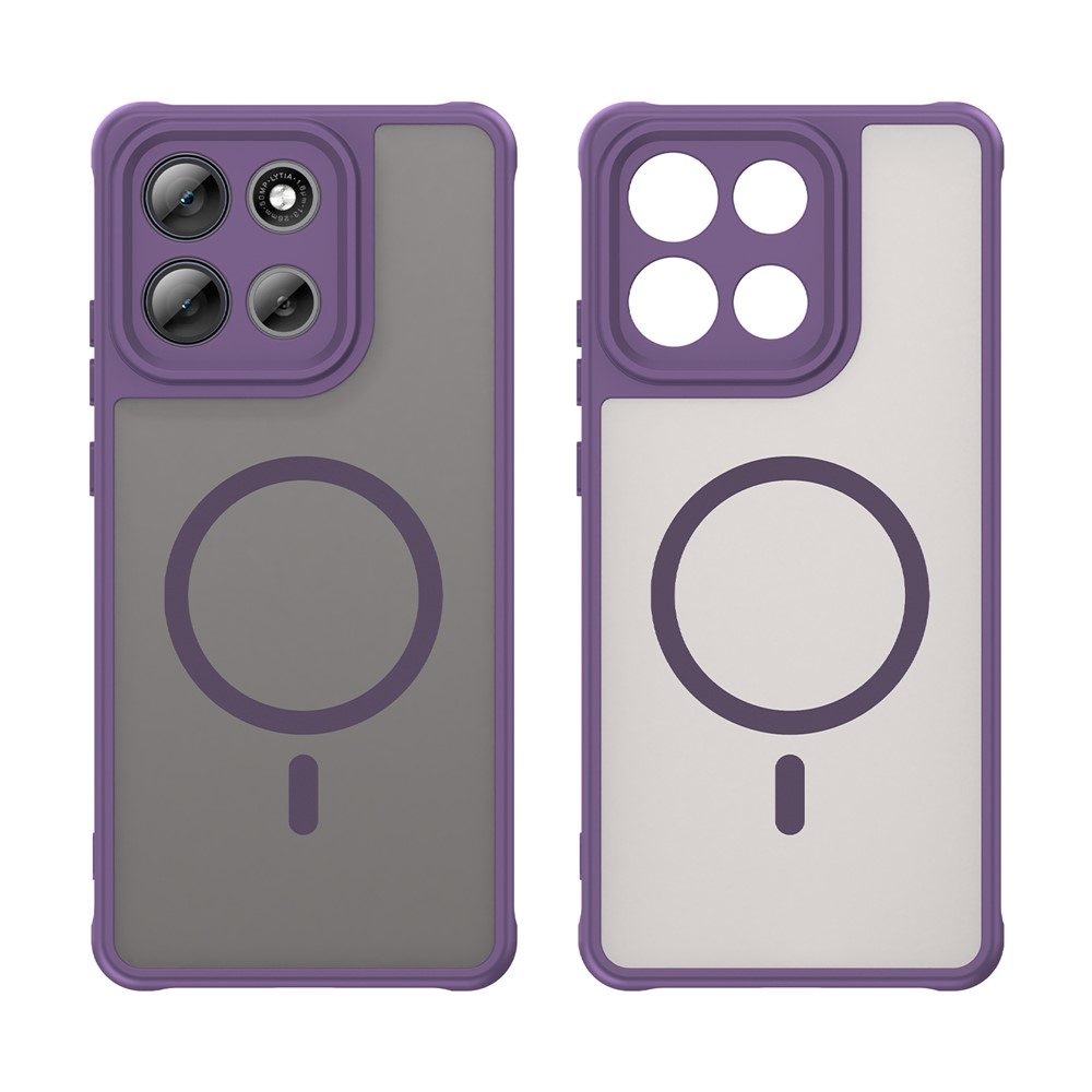 Case matný gelový obal s MagSafe na Motorola Moto G86 5G - fialový