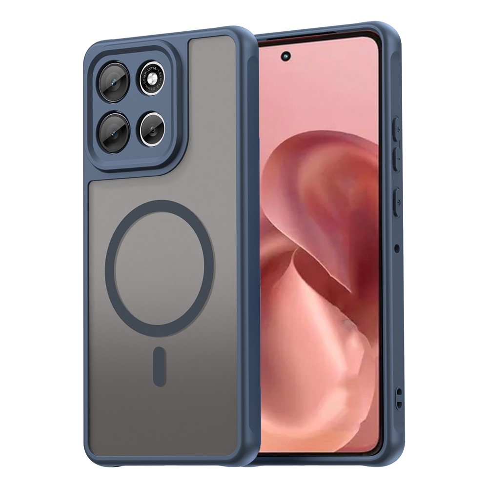 Case matný gelový obal s MagSafe na Motorola Moto G86 5G - modrý
