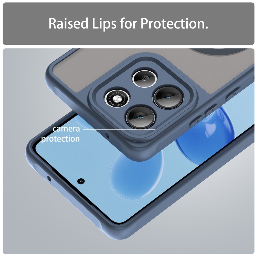 Case matný gelový obal s MagSafe na Motorola Moto G86 5G - modrý