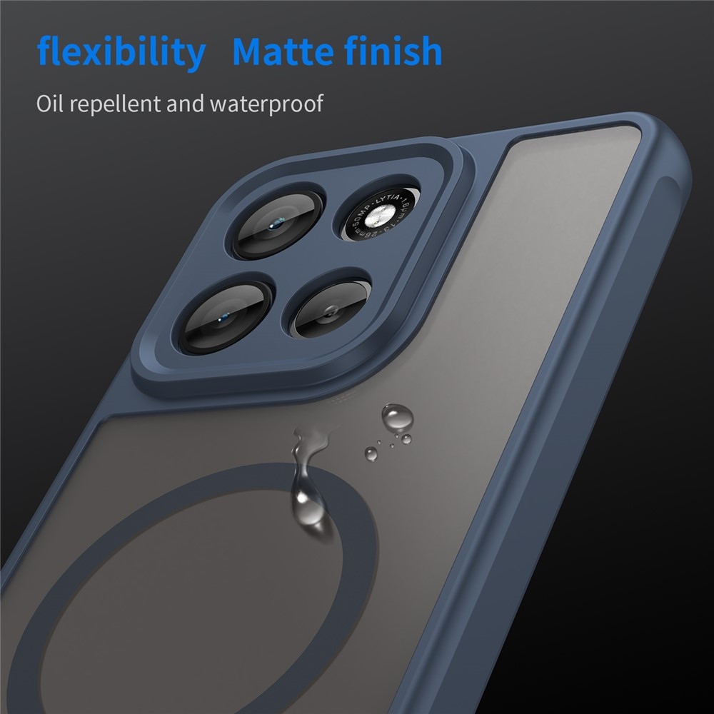 Case matný gelový obal s MagSafe na Motorola Moto G86 5G - modrý