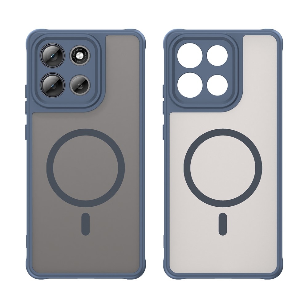Case matný gelový obal s MagSafe na Motorola Moto G86 5G - modrý