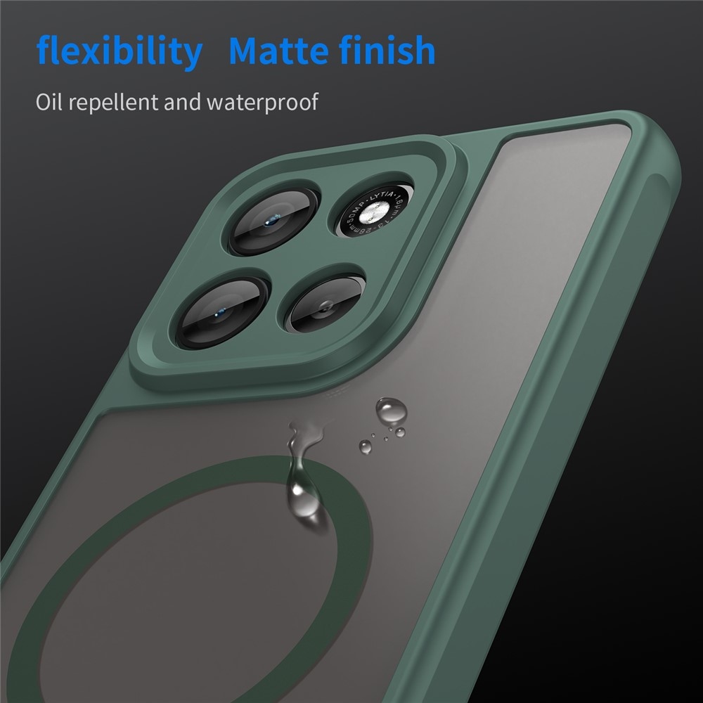 Case matný gelový obal s MagSafe na Motorola Moto G86 5G - zelený