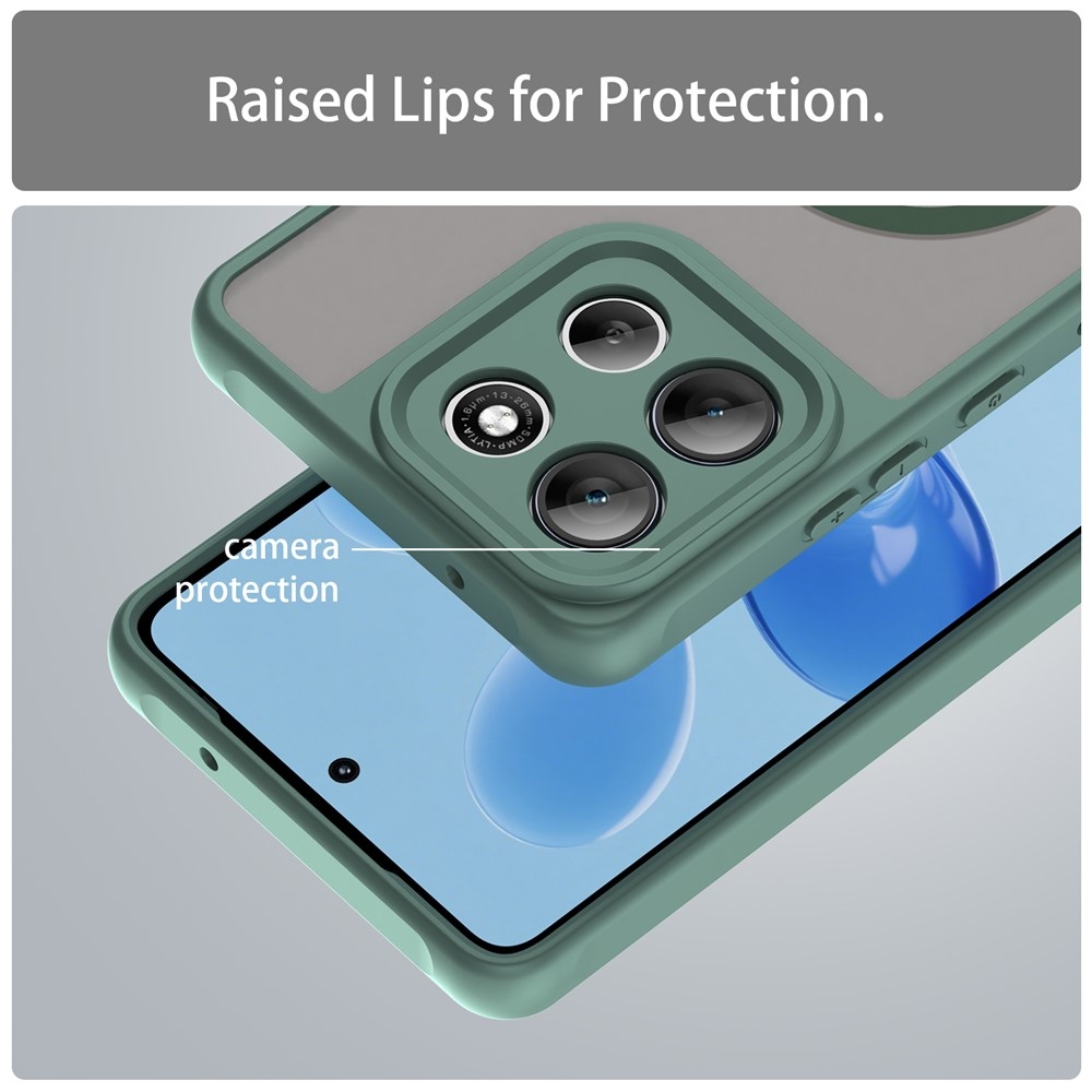 Case matný gelový obal s MagSafe na Motorola Moto G86 5G - zelený