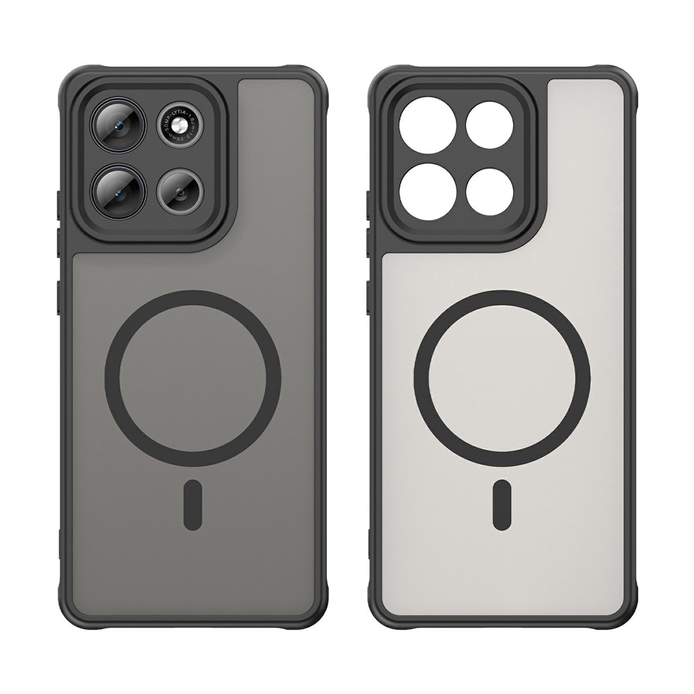 Case matný gelový obal s MagSafe na Motorola Moto G86 Power 5G - černý