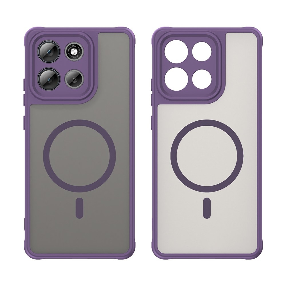 Case matný gelový obal s MagSafe na Motorola Moto G86 Power 5G - fialový