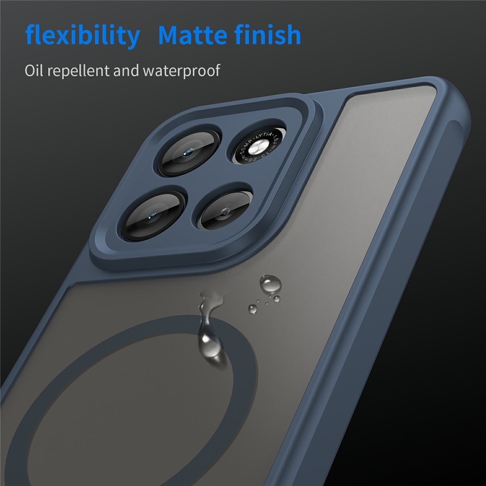 Case matný gelový obal s MagSafe na Motorola Moto G86 Power 5G - modrý
