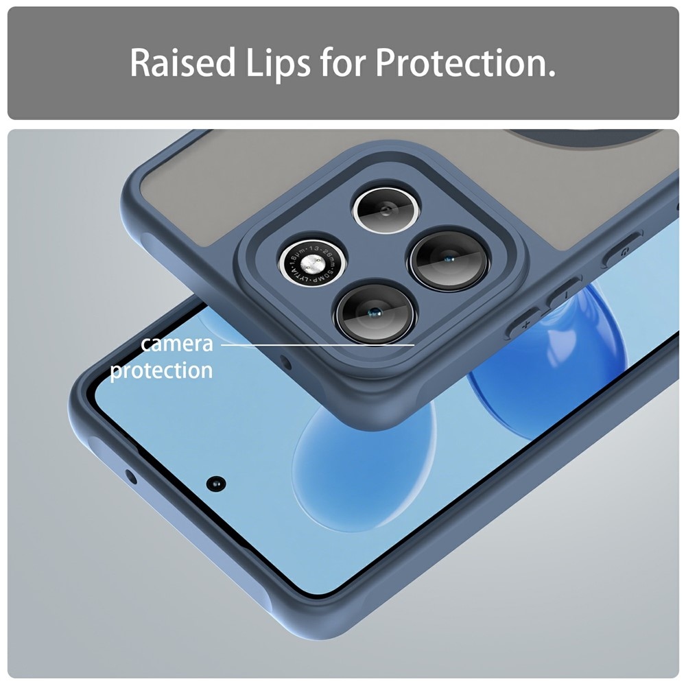Case matný gelový obal s MagSafe na Motorola Moto G86 Power 5G - modrý