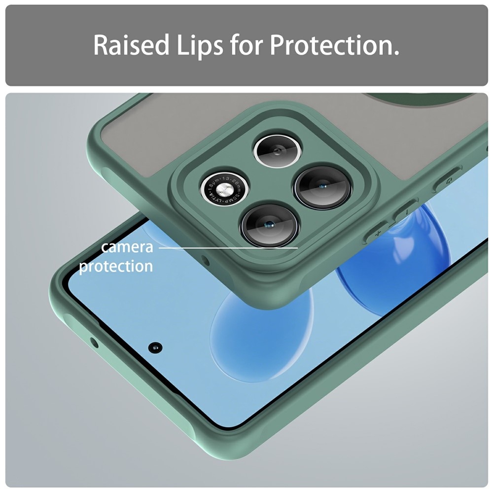 Case matný gelový obal s MagSafe na Motorola Moto G86 Power 5G - zelený