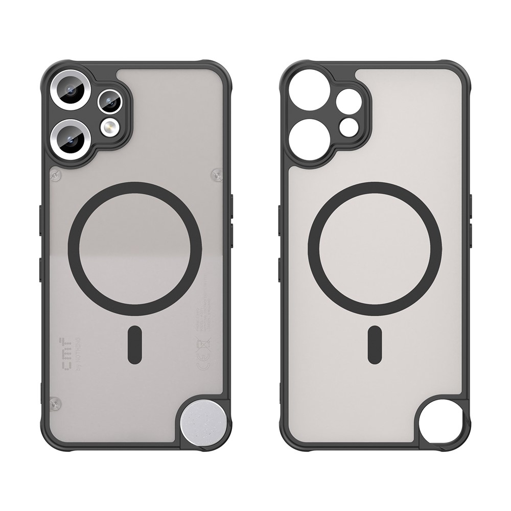 Case matný gelový obal s MagSafe na Nothing CMF Phone 2 Pro - černý