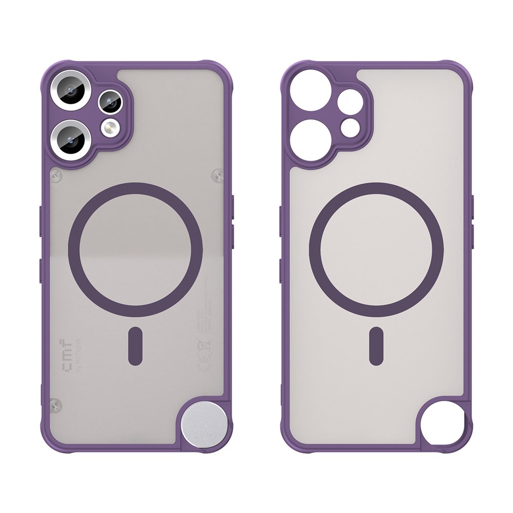 Case matný gelový obal s MagSafe na Nothing CMF Phone 2 Pro - fialový