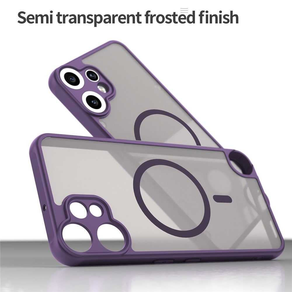 Case matný gelový obal s MagSafe na Nothing CMF Phone 2 Pro - fialový