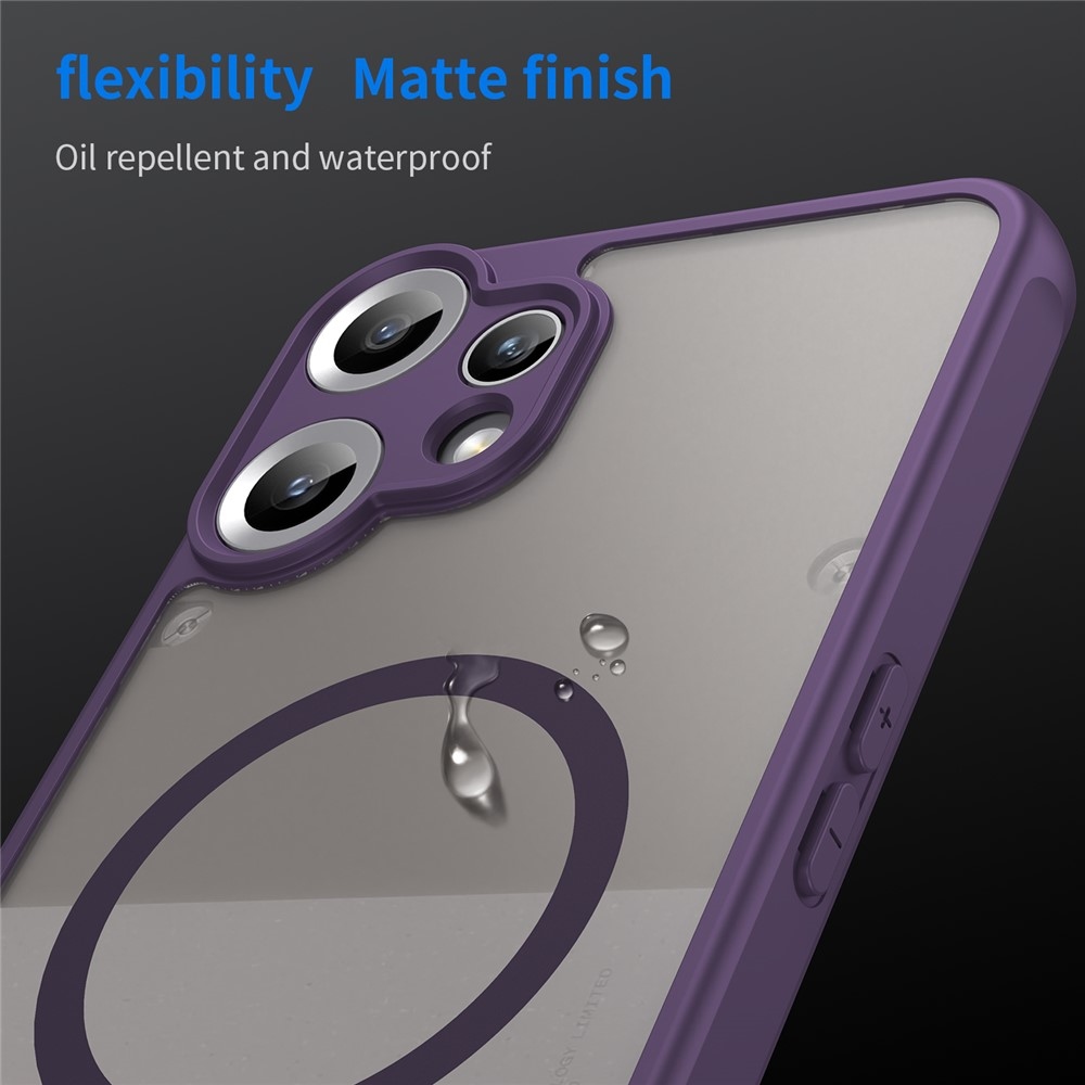 Case matný gelový obal s MagSafe na Nothing CMF Phone 2 Pro - fialový