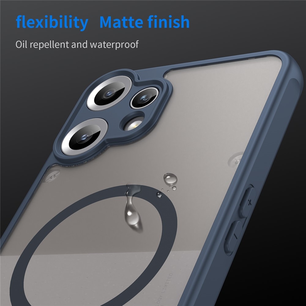 Case matný gelový obal s MagSafe na Nothing CMF Phone 2 Pro - modrý