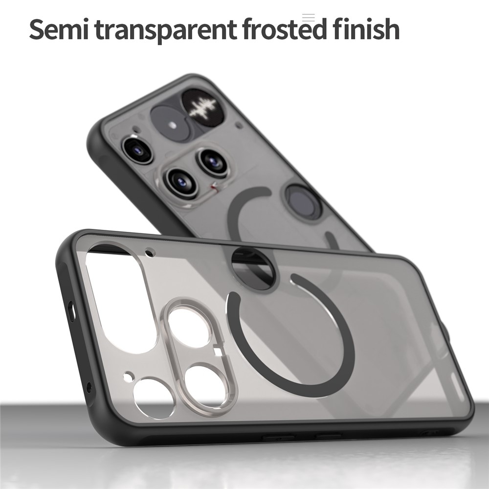 Case matný gelový obal s MagSafe na Nothing Phone (3) 5G - černý