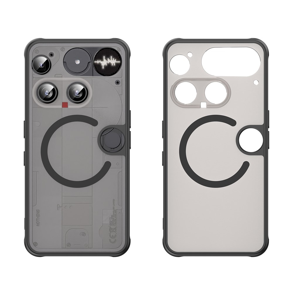 Case matný gelový obal s MagSafe na Nothing Phone (3) 5G - černý