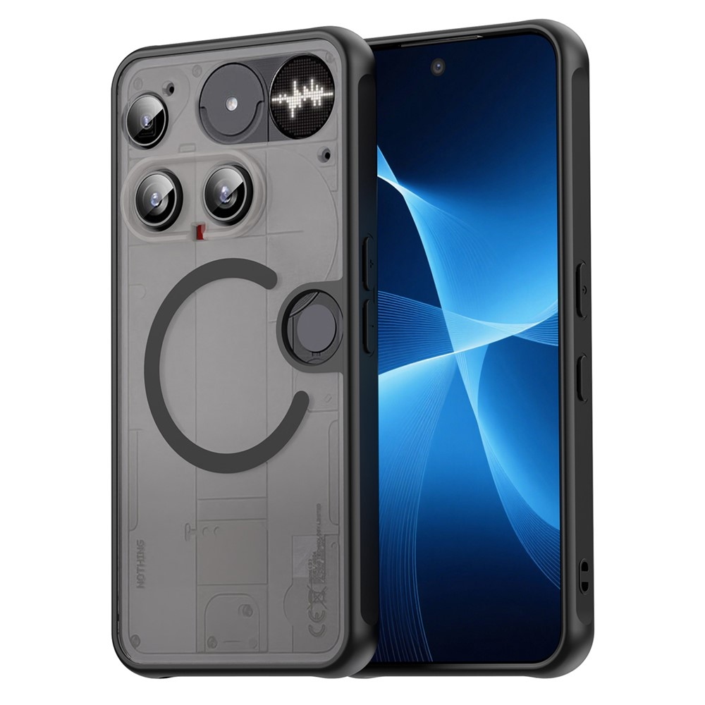 Case matný gelový obal s MagSafe na Nothing Phone (3) 5G - černý