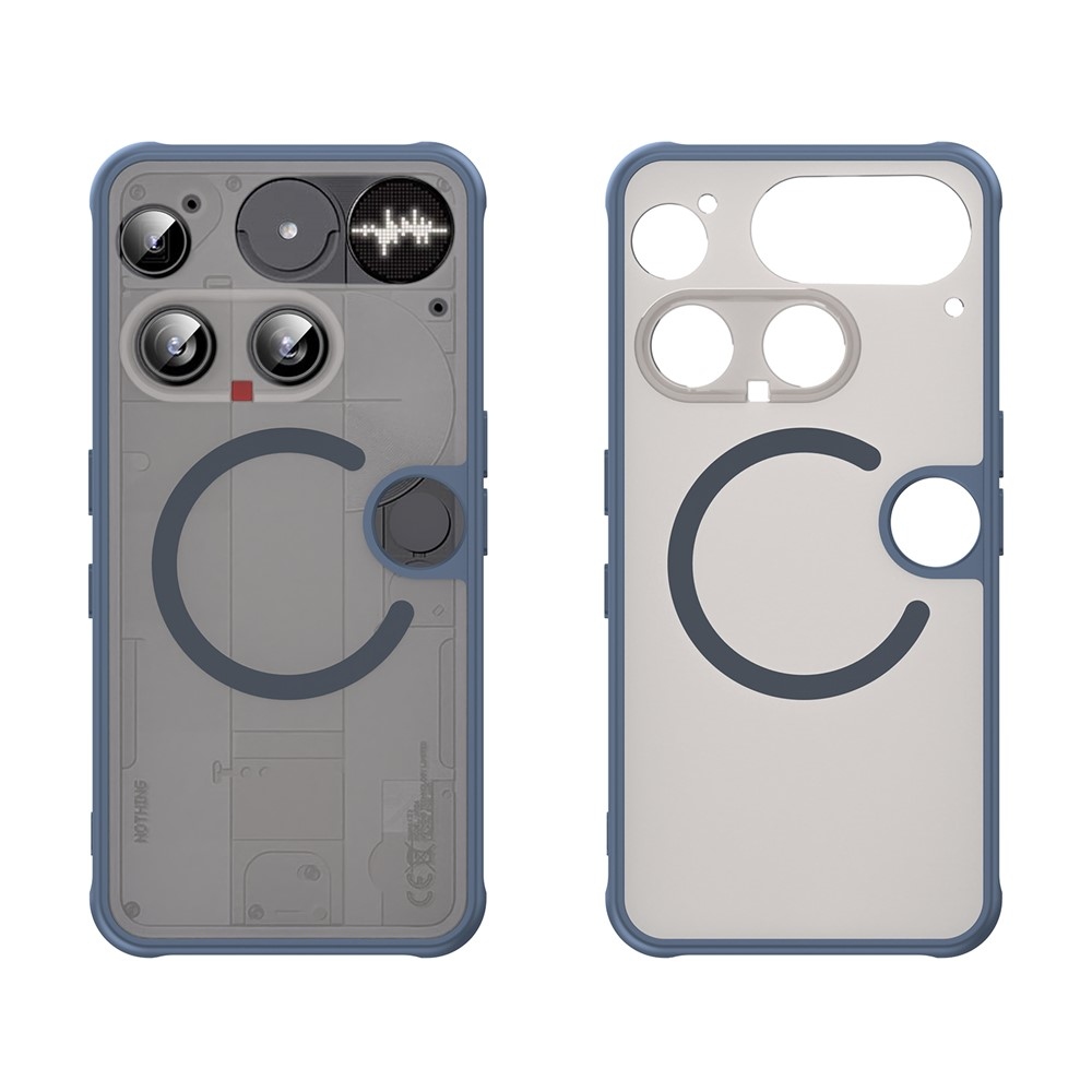 Case matný gelový obal s MagSafe na Nothing Phone (3) 5G - modrý