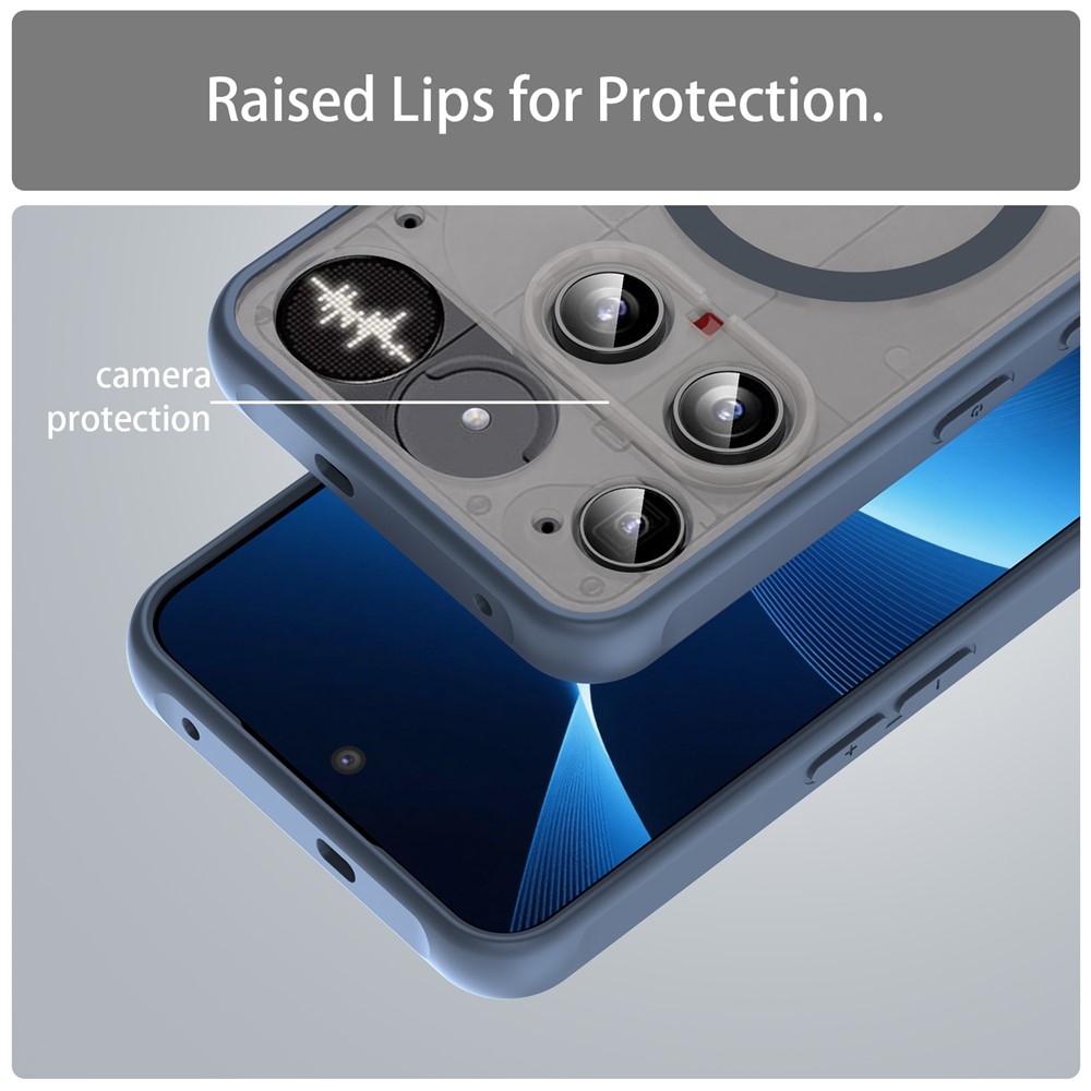 Case matný gelový obal s MagSafe na Nothing Phone (3) 5G - modrý