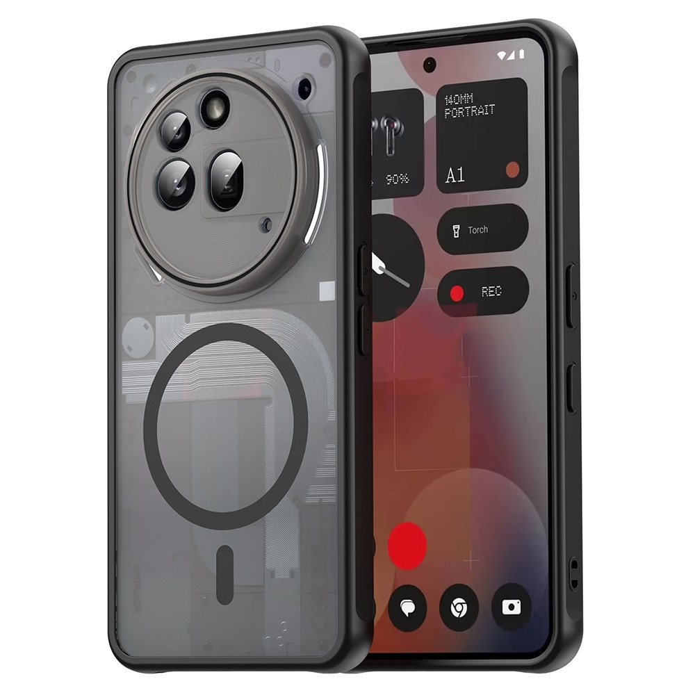 Case matný gelový obal s MagSafe na Nothing Phone (3a) Pro - černý